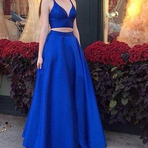 blue formal dress size 4
